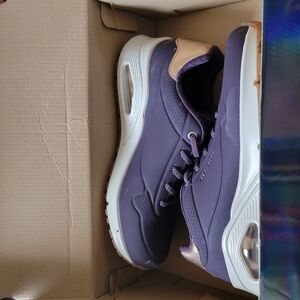 Purple Athletic Sneakers with Air Cushion